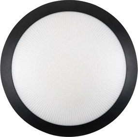 Rabalux 77235 - Plafonieră de exterior cu senzor WELRO 1xE27/9W/230V IP65 Ø 30 cm negru