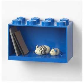 Raft de perete pentru copii LEGO® Brick 8, albastru