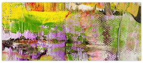 Tablou cu abstracție - pictura (120x50 cm)