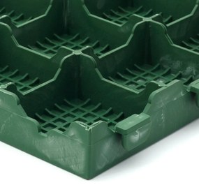 Placi de plastic Linea Combi 40 x 40 x 4,8 cm, verde