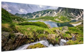 Tablou - Vedere la Muntele Rila (120x50 cm)