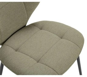 Scaune de dining verde 2 buc. Maori – Marckeric