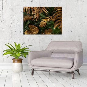 Tablou - Frunze aurii (70x50 cm)