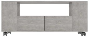 Comoda TV, gri beton, 120 x 35 x 43 cm, PAL 1, Gri beton