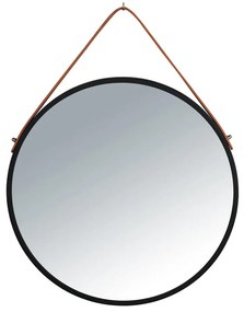 WENKO 24424100 - Oglindă BORRONE 40 x 40 cm, negru/argintiu