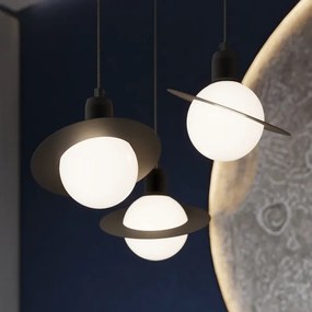 Lustră pe cablu Sollux SL.1358 HYPERION 1xG9/8W/230V negru