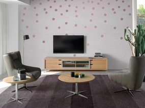 Fotoliu pivotant design modern Melvin AC 5044-A1001-PIEL