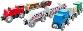 Set de trenulețe din lemn Hape