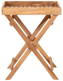 Masă de servire pentru grădină din lemn de tec 29x39 cm Ronda – House Nordic