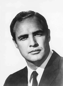 Fotografie Londres, 20/04/1966. Portrait de l'acteur americain Marlon Brando.