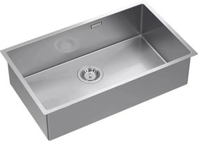 Chiuveta inox sub blat Quadron Unique Anthony 80 finisaj inox 74x44 cm