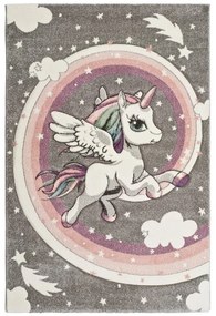 Covor pentru copii Universal Kinder Unicorn, 120 x 170 cm