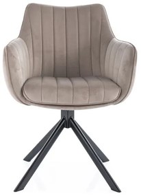 Scaun Azalia velvet bej Blu40
