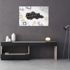 Tablou abstracției (90x60 cm)