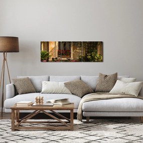 Tablou - Italia pitorească (cu ceas) (90x30 cm)