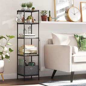 Raft de baie cu 5 niveluri 30x30x121cm