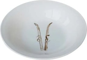 Farfurie adanca, din portelan, D17cm, Ski