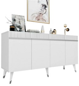 Dulap Defne  White and Silver