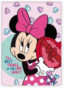 Disney Minnie Sweets pătură din fleece 100x140cm