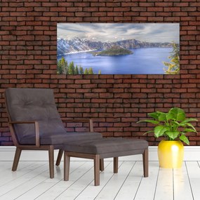 Tablou lacul montan (120x50 cm)