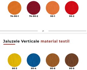 Jaluzele verticale -doar la comanda , la dimensiunea dorita de client -diferite culori la alegere , fara montaj