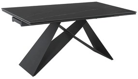 Masa de bucaterie Westin II 160 x 90 cm, neagra
