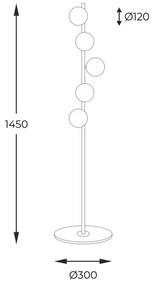 Lampadar Zuma Line 5649 ALI 5xG9/40W/230V