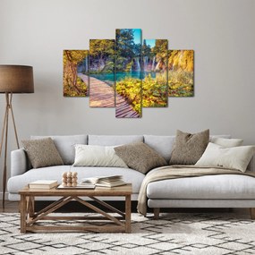 Tablou - Lacurile Plitvice, Croația (150x105 cm)