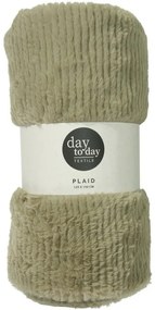 Pătură Stripy gri-verde, 150 x 120 cm