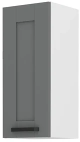 Dulap superior de bucătărie Lucid 30 G 72 1F (dustgrey + alb). 1045547