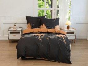 Lenjerie de pat din microfibra flanel DANDELUNE gri inchis Dimensiune lenjerie de pat: 70 x 90 cm | 140 x 200 cm