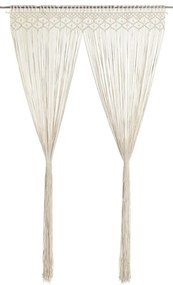 vidaXL Perdea macrame, 140 x 240 cm, bumbac