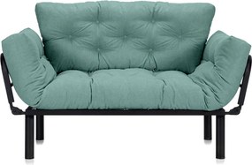 Canapea Extensibilă 2 locuri SUNNY, pentru terasă, 155x70x85 cm, Turcoaz-Enjoy