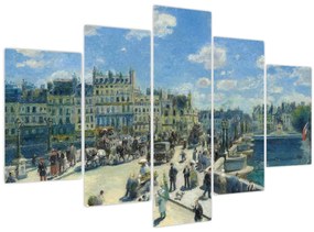 Tablou - Auguste Renoir, Pont Neuf, Paris, reproducere (150x105 cm)