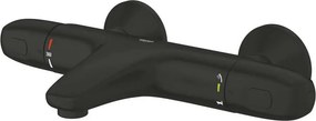 Baterie termostatata cada negru mat Grohe Grohtherm 1000
