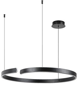 Lustra LED suspendata stil circular Silnora 76cm