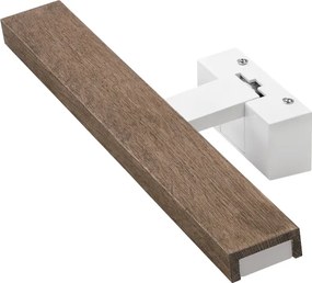 Brilagi-LED Lumină pentru oglindă de baie 3-în-1 WOODY MIRROR LED/8W/230V 40 cm IP44 alb/stejar