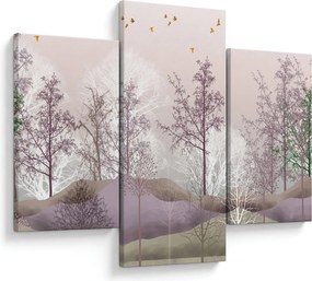 Tablou cu pădure (90x60 cm)
