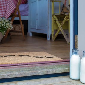 Covoraș de intrare din fibre de nucă de cocos 40x60 cm Jumping Cats – Artsy Doormats