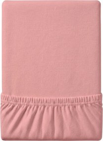 Cearsaf Jersey EXCLUSIVE cu elastic coral 200 x 220 cm