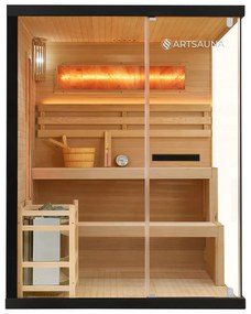 Vnútorná sauna Vantaa 150 so soľnými kameňmi