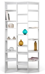 Bibliotecă albă 108x224 cm Valsa – TemaHome