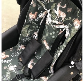 Insert Husa Bumbac Respirabila Carucior sport cu 2 fete, Peony Dreamland