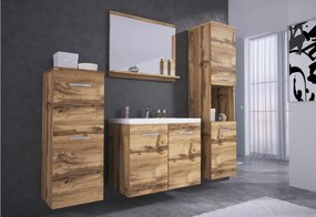 Expedo Set mobilier baie ALOMA cu lavor, stejar wotan