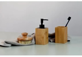 WENKO 23984100 - Dozator de săpun PADUA, 210 ml, maro/negru