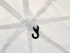 Foișor de grădină gri 3,5x3,5 m