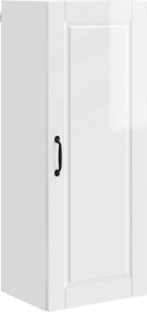 vidaXL Dulap de bucătărie Alb lucios 40 x 31 x 100 cm Lemn compozit