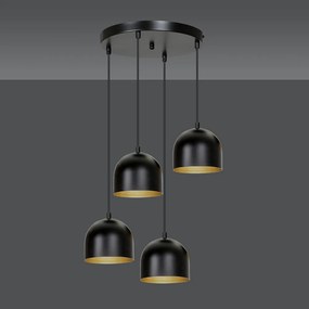 Suspensie Aero 4 Black / White 263/4 Emibig Lighting, Modern, E27, Polonia