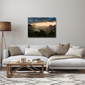 Tablou pe sticlă - Vîrfurile Cubaneze (70x50 cm)