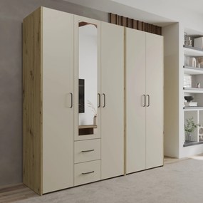 Dressing haaus V3, Stejar Artisan/Argila, L 200 cm